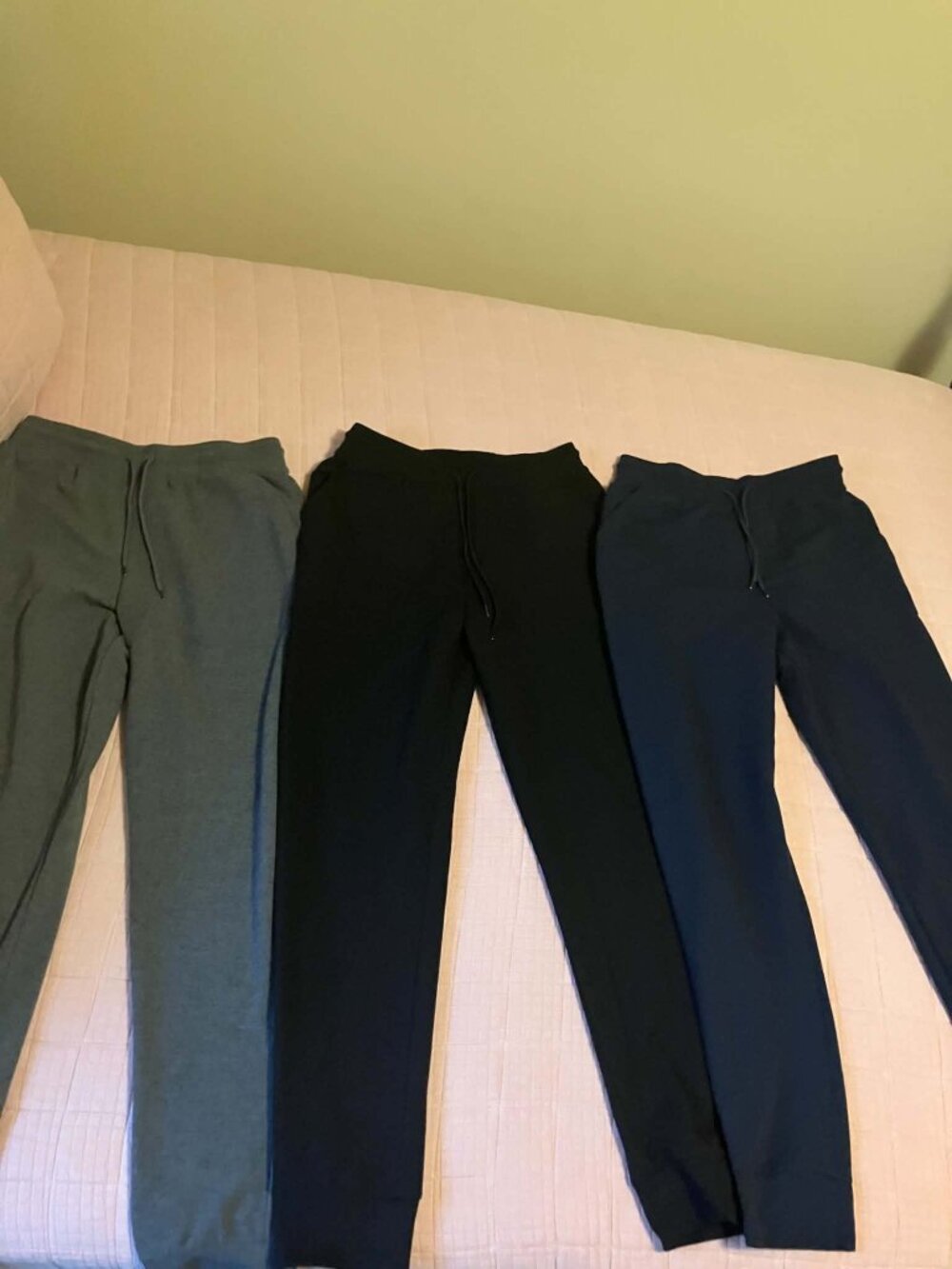 Three pairs of mens joggers